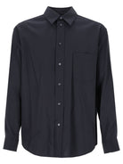 Emporio Armani Viscose Blend Shirt - Blue