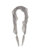 Brunello Cucinelli Cashmere Scarf with monile details - Grey Chiaro+Rutenio