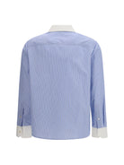Tory Burch Striped Shirt - Blue Stripe