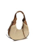 Moschino Medium Handle Me Hobo Shoulder Bag - Beige