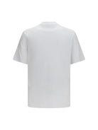 Brunello Cucinelli Cotton jersey V-neck T-shirt - White
