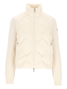 Moncler Padded Wool And Cashmere Sweatshirt - White