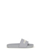 Burberry Logo Slides - Marble Grey/Dove Bei