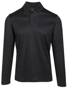 Emporio Armani Long Sleeve Polo Shirt - Blue
