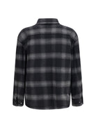 Off-White Padded Flannel Jacket - Black