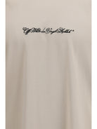 Off-White Script Arrow T-shirt - Pumice Stone