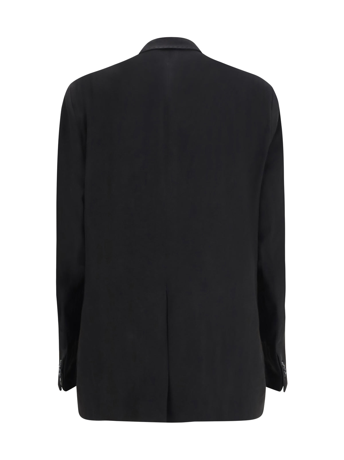GCDS Double-breasted Blazer - Black/Black