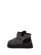 Pinko Tweed and lurex ankle Boots - Pewter