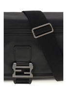 Fendi Flux Messenger Shoulder Bag - Nero+Rut.Ubl.Sat