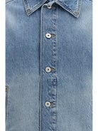 Jacquemus Denim Jacket - Blue/Tabac