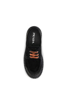 Prada Suede lace-up Loafers - Black