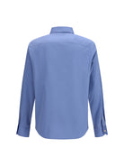 Valentino Lightweight cotton Shirt with VGold - Cloudless Sky