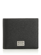 Dolce & Gabbana Leather Bifold Wallet - Black