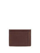 Miu Miu Matelassé nappa leather Card Holder - Burgundy
