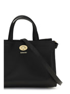 Burberry Mini Cotswolds Check Top Handle Bag - Black