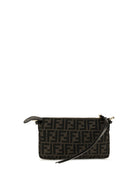 Fendi All-over monogram jacquard Shoulder Bag - Tab.Mr+Ebano