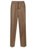 Drole De Monsieur "Le Pantalon Chevron" Trousers - Beige