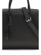 Saint Laurent BV Bowling Brief Handbag - Black