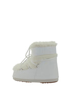 Moon Boot Icon Low Faux Fur Boots - Optical White