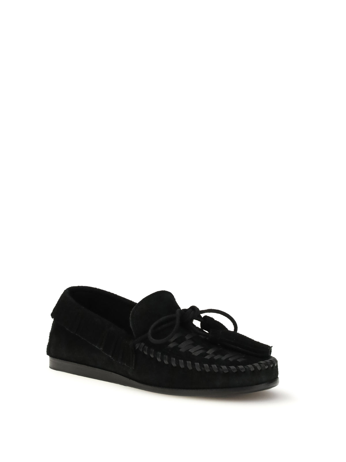 Isabel Marant Suede Fitza Loafers - Black
