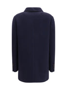 Brunello Cucinelli Single-breasted wool and cashmere Jacket - Blue