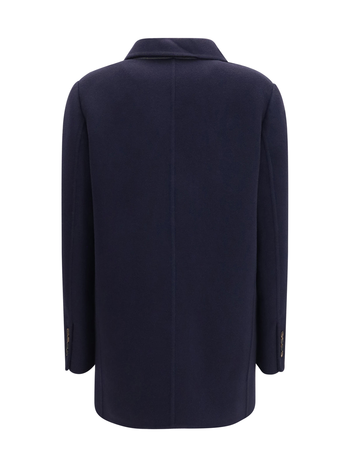 Brunello Cucinelli Single-breasted wool and cashmere Jacket - Blue