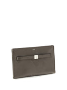Toteme Belted leather crossbody Bag - Bark