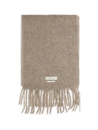 Jacquemus Carro fringed Scarf - Taupe