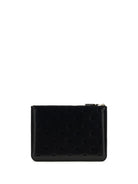 Comme des Garçons WALLET Embossed polka-dot Pouch - Black