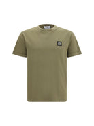 Stone Island Logo patch T-shirt - Military Green