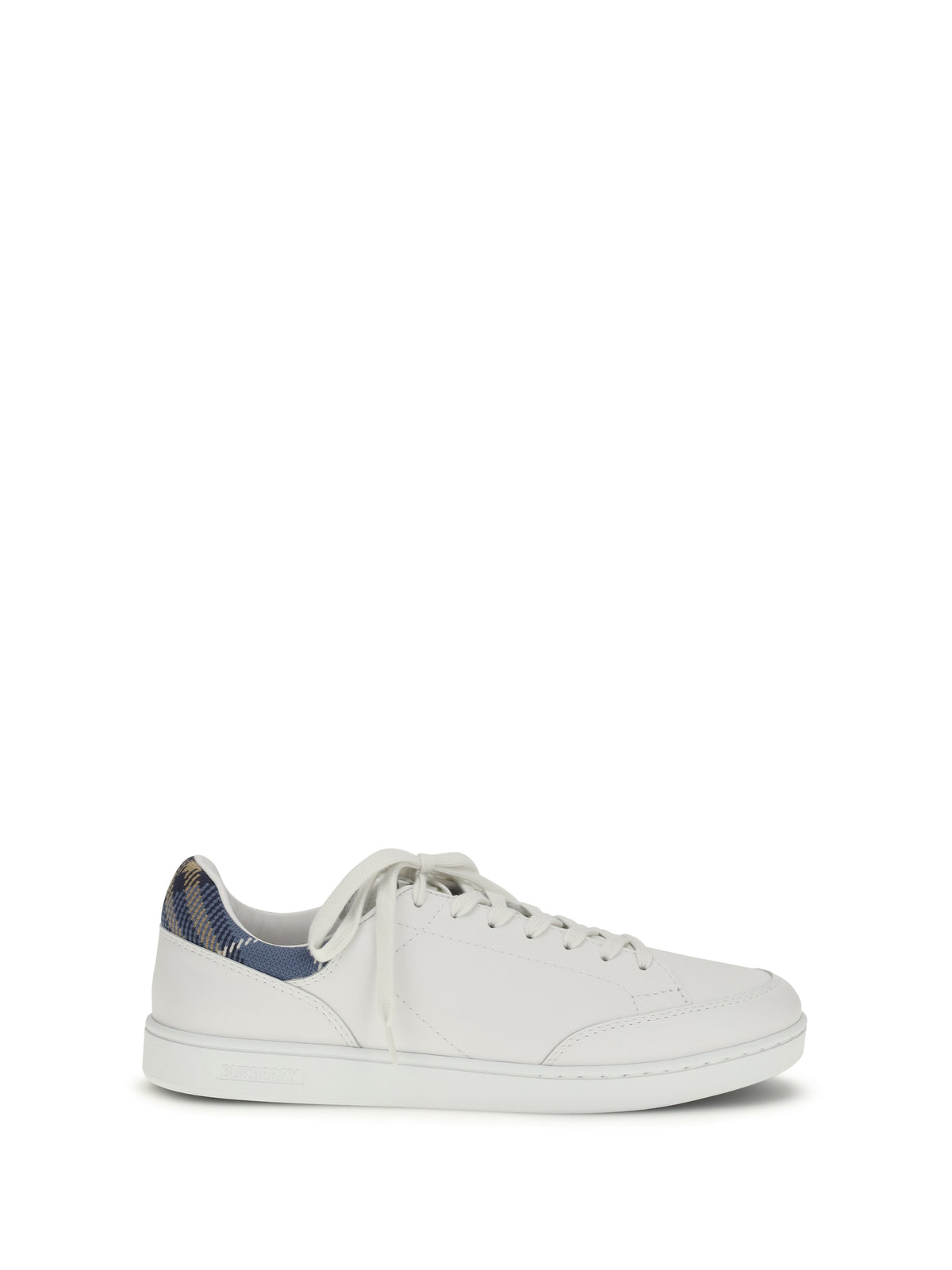 Burberry Set leather Sneakers - Por. White/Wave Blue