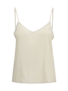 Fabiana Filippi Filo diamante spaghetti strap Top - Burro