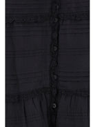 Isabel Marant Étoile Paoline Long Cotton Skirt - Black