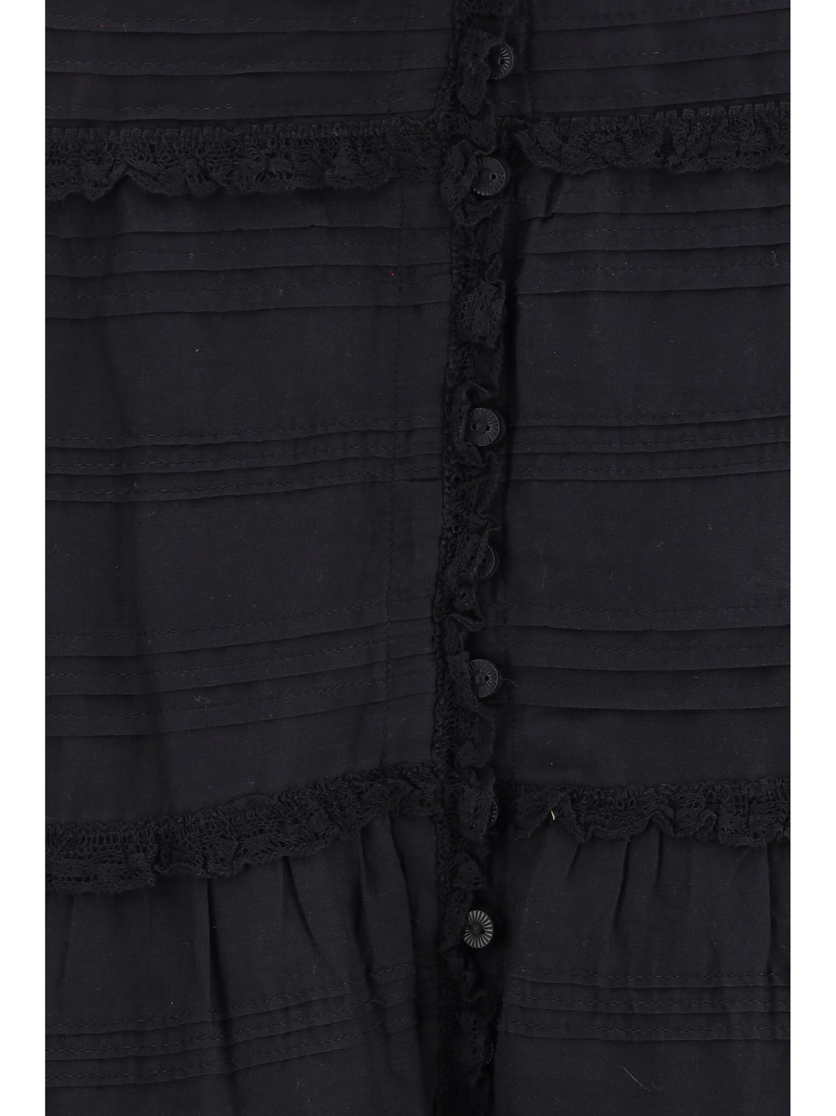 Isabel Marant Étoile Paoline Long Cotton Skirt - Black
