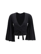 Jacquemus Paysan Wrap Top - Black