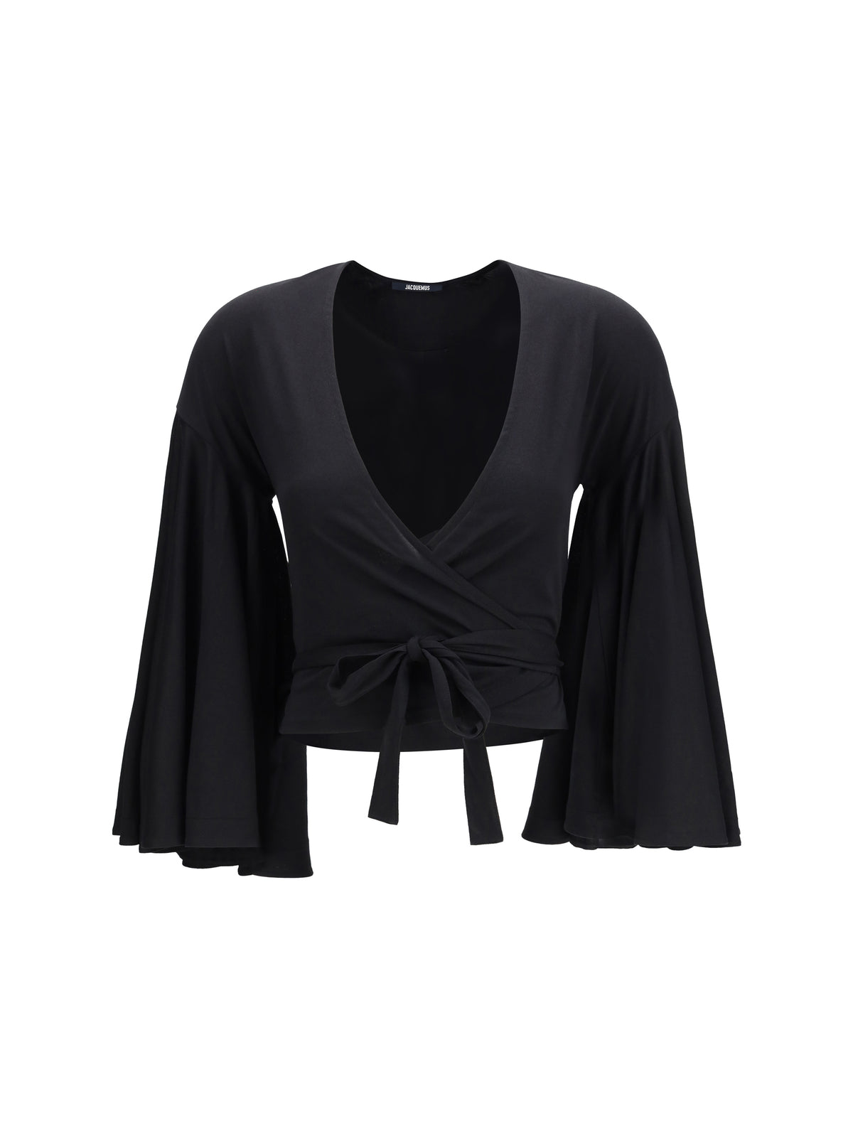 Jacquemus Paysan Wrap Top - Black