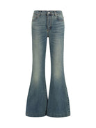 Alexander McQueen Flared denim Jeans - Navy
