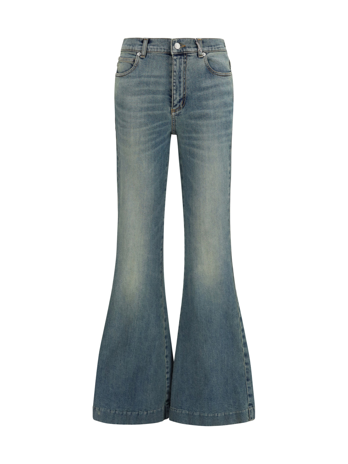 Alexander McQueen Flared denim Jeans - Navy