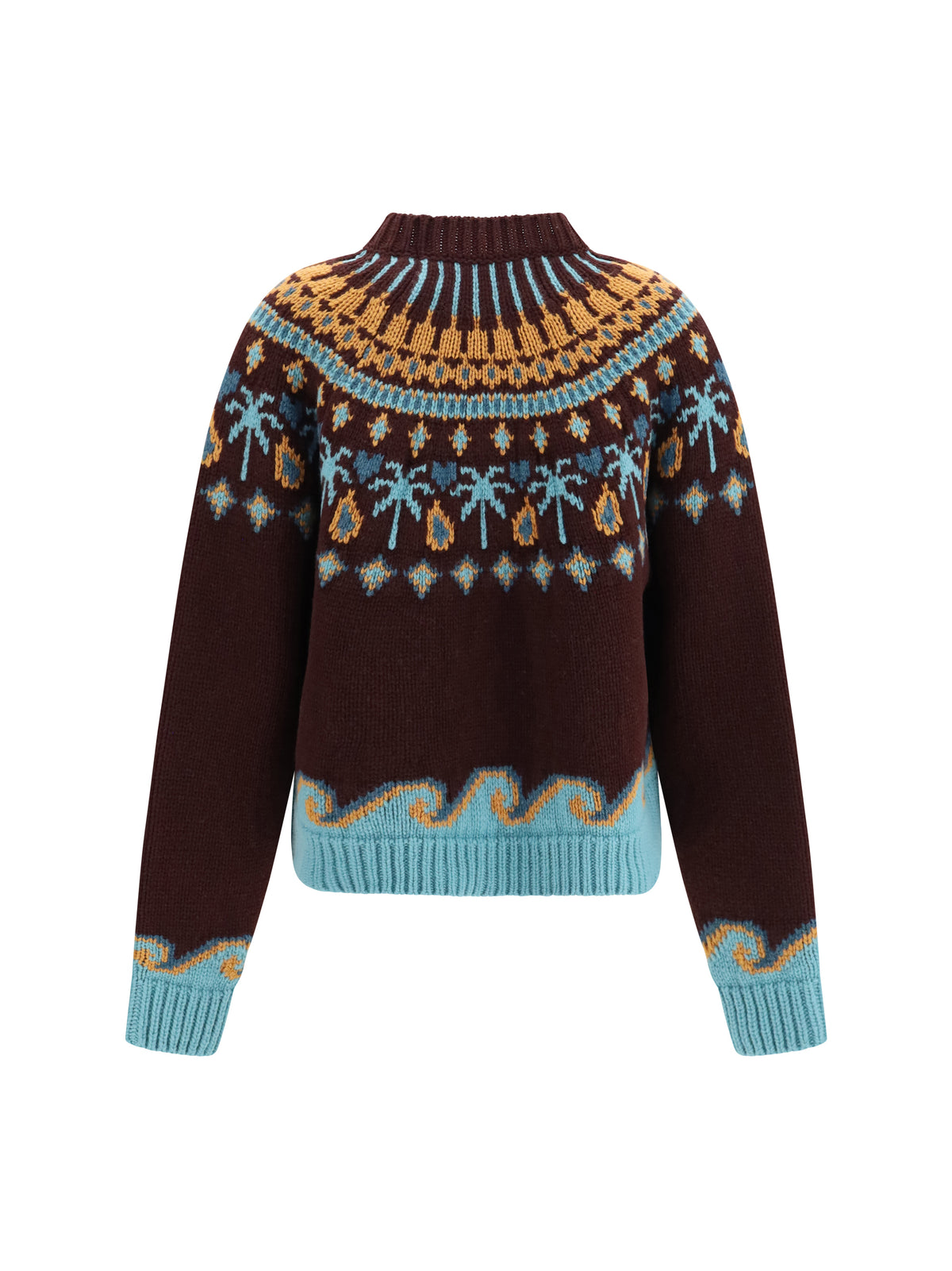 Alanui Sweet Winter wool Sweater - Vermouth/Multi