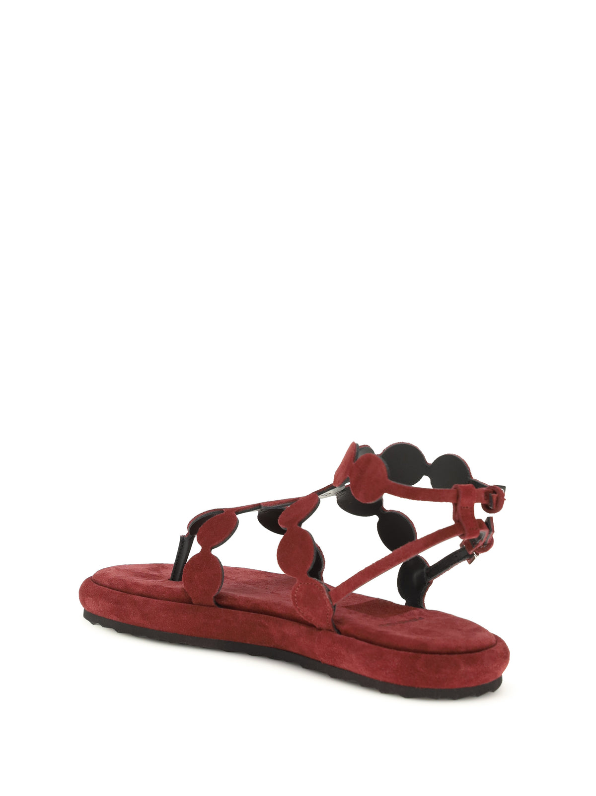 Pierre Hardy Suede Sandals - Suede Calf Carmine