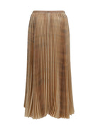 Fabiana Filippi Pleated midi Skirt - Acero/Chine'