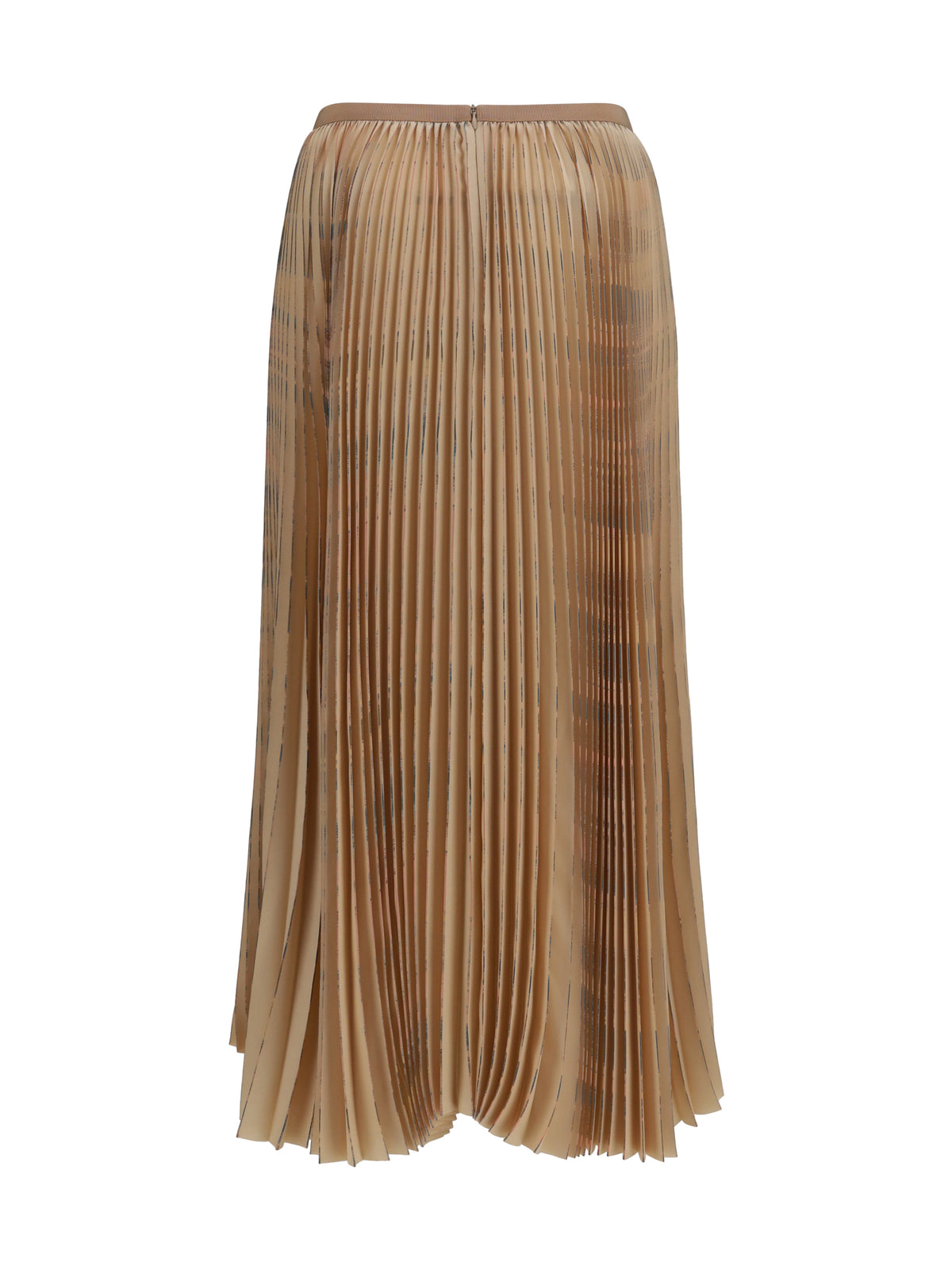 Fabiana Filippi Pleated midi Skirt - Acero/Chine'