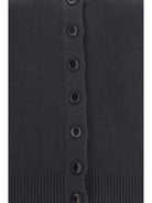 Lemaire Reversible cashmere button Sweater - Stone