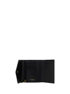 Saint Laurent Cassandre Matelassé Wallet - Black