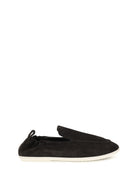 Bottega Veneta Dawson suede Loafers - Espresso/String