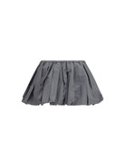 Miu Miu Balloon mini Skirt - Piombo