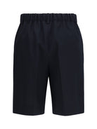 Gucci Wool Shorts - Blue/Red