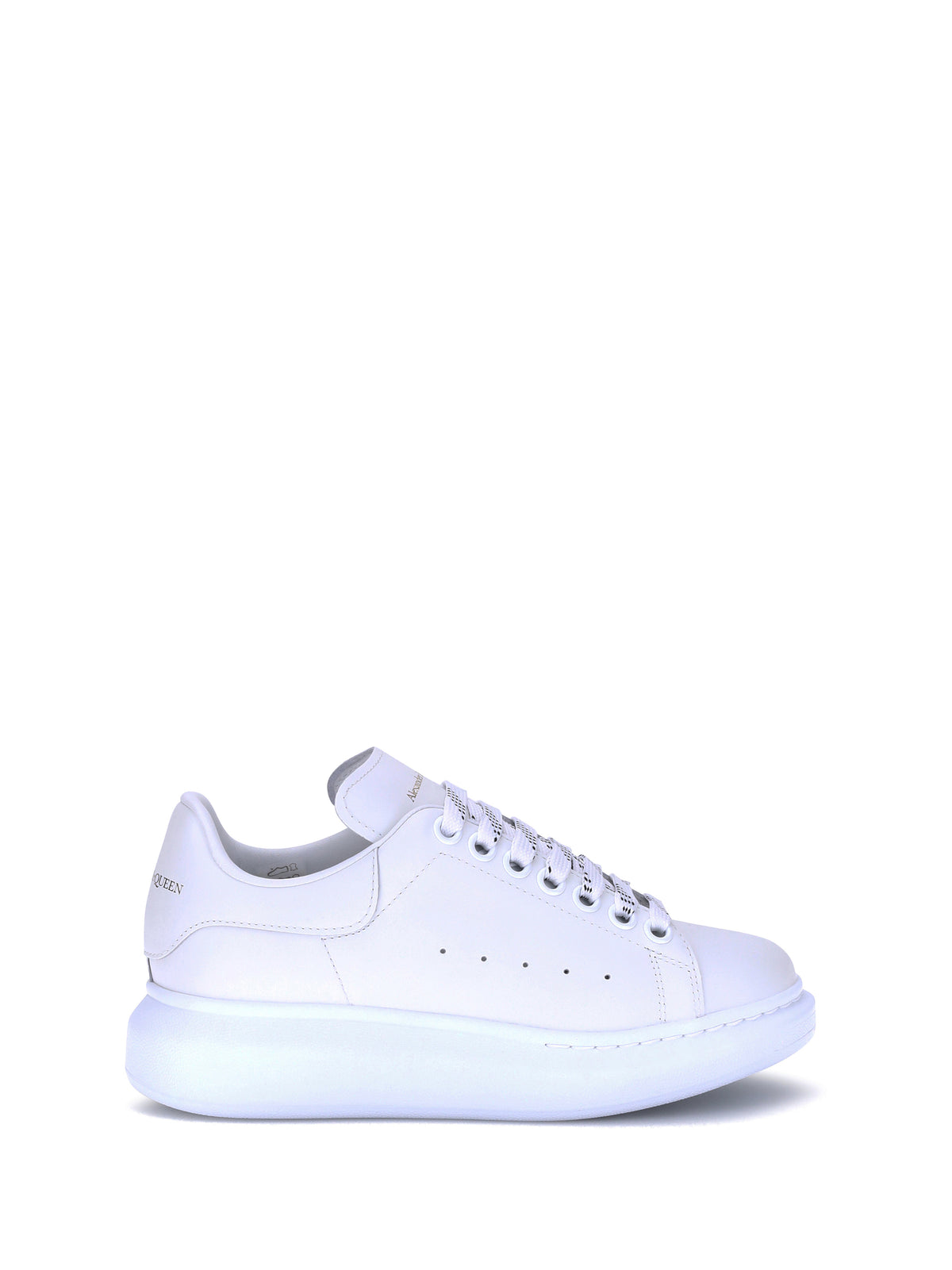 Alexander McQueen Leather Sneakers - White