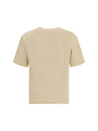 Valentino T-shirt with a “Made in Valentino” print - Burro/Black