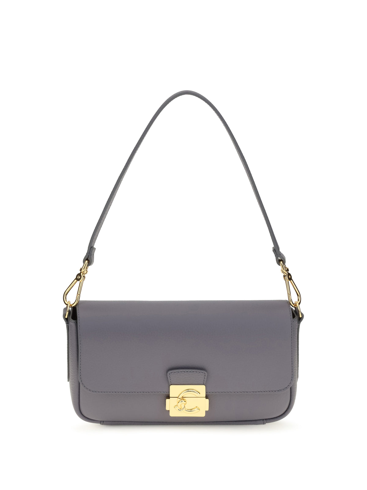 Coccinelle C-Me Lock medium Shoulder Bag - Stove